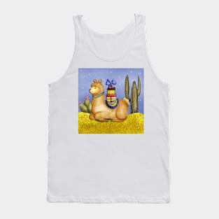 Llama takes a rest Tank Top